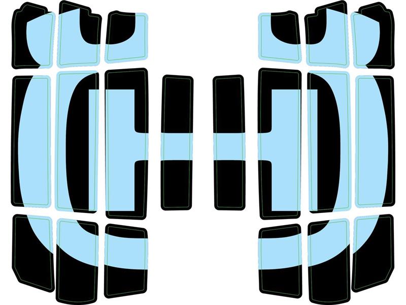 Radiator protection grille sticker kit The KTM Centre Husky1903