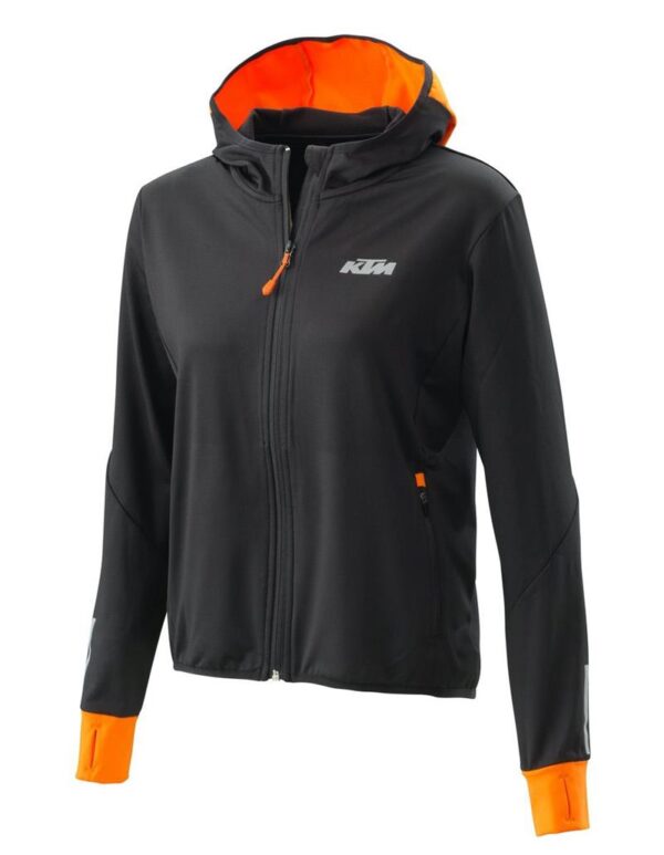 3PW200012405-WOMEN EMPHASIS ZIP HOODIE-image
